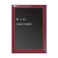 Solid Oak Frame Chalkboard - Country Red, 18" W x 24" H